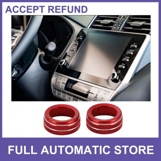 

Audio Radio Media Tune Switch Knob Cover Ring TWO for Toyota Tacoma 20-23
