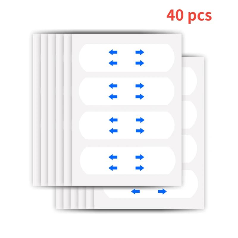 40/80pcs Lifting Face Stickers Invisible Transparent Thin Face Patche Lift Tools V-Shape Face Wrinkle Sagging Skin Adhesive Tape