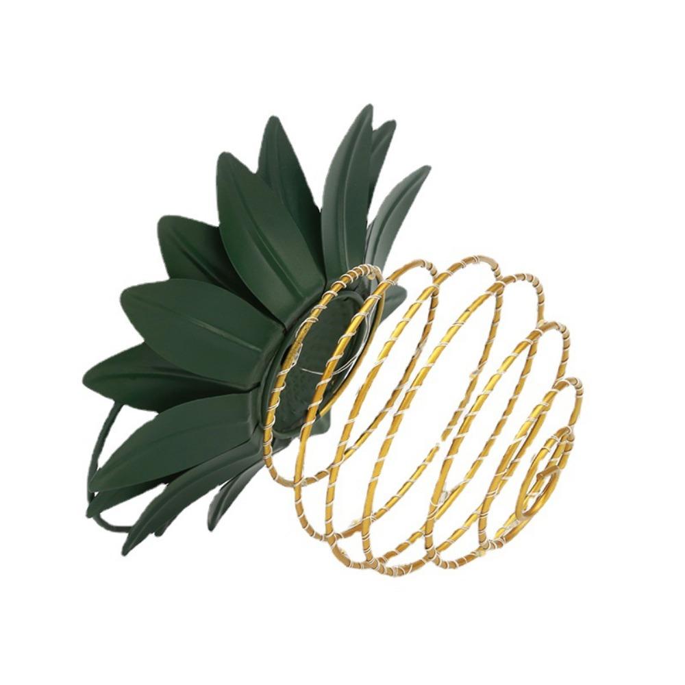 

Кованый железный солнечный ананасовый светильник из медной проволоки, садовый светильник, водонепроницаемый фонарь, праздничное украшение