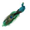Lifelike Artificial Peacock Bird Decoration With Clip For Festive Wreaths Garlands And Floral Arrangements