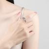 Crochet Thread Ring Bracelet Personality Ribbon Jewelry Crochet Yarn Thai Silver Index Finger Knitted Crochet Tail Ring