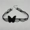 Französisches Süßes Spitze Schmetterling Vielseitiges Schlüsselbein Choker Halskette Für Frauen