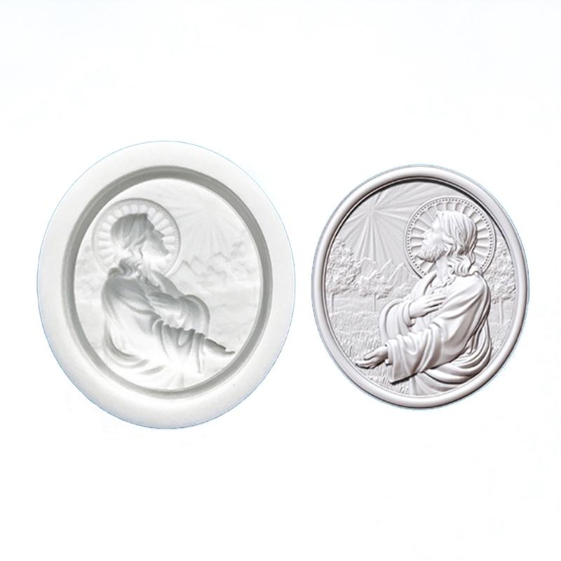 Efficient Food Grade Silicones Cake Decors Molds With Angel Relief Design For Baking Soap Candle Making