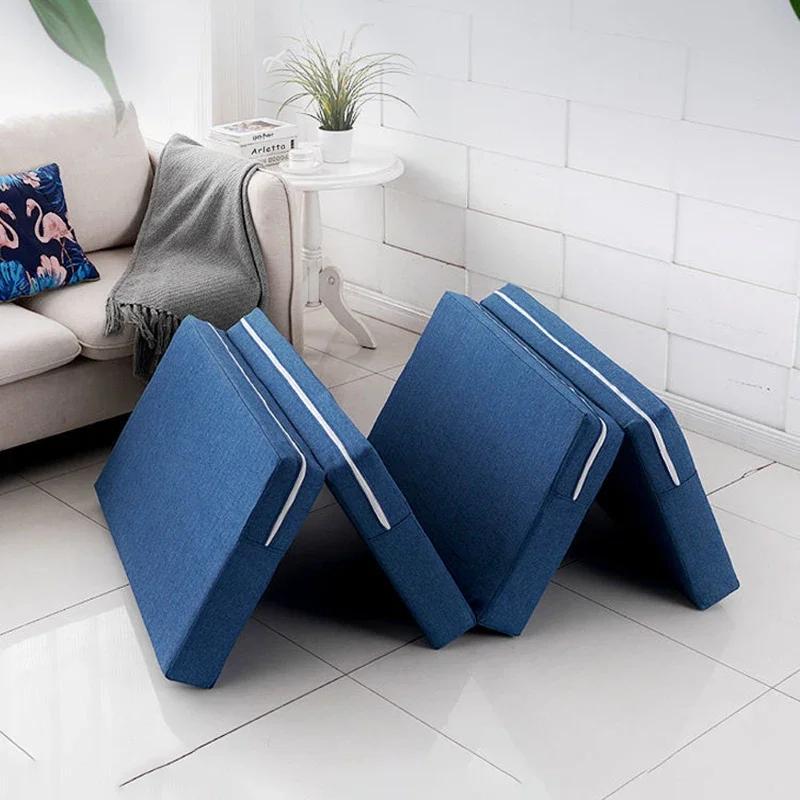 Memory Single Foam Folding Mattress Foldable Tatami Yoga Mat for Floor Sleeping School Office Lunch Break Mattresses Portable