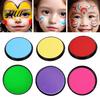 Güvenli Yüz Boyası Suda Çözünür Vücut Pigmenti, Yüksek Pigmentli Suluboya Boya, Cadılar Bayramı Noel Cosplay Kostüm Partisi için Pigment Kutusu, Sahne Makyajı