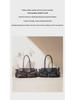 2025 Women's Retro Large-Capacity Multi-Pocket Motorcycle Handbag - Versatile Underarm and Shoulder Messenger Bag