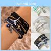 Bohemian Glasperlen Armband Set Mit Muschel Anhänger Als Geschenk Für Paare