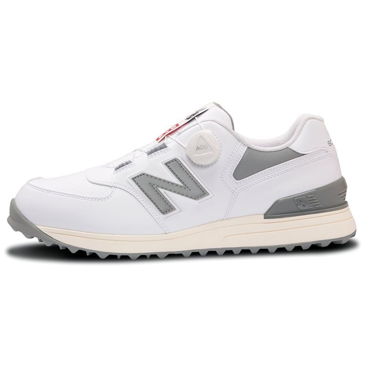 New Balance Nb 574 V3 Fabric Leather Low Top Golf Shoes Unisex Sneakers White Gray UGBS574C 38