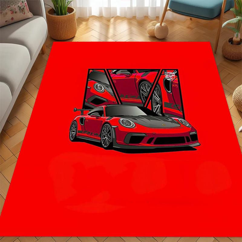 Sports Car Art Print carpet Home Decor Suitable for all seasons Art Christmas gifts Fashion