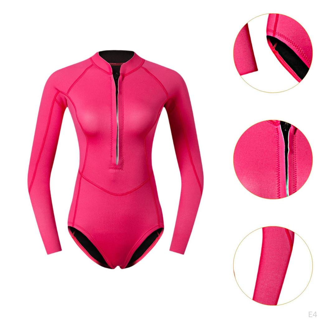 Damski krótki kombinezon piankowy 2 mm z neoprenu, wygodny, mokry kombinezon do nurkowania, kajakarstwa i surfingu