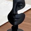 Nostalgie Abstract Face Art Sculpture, 3D Printed Minimalist Table Ornament, Modern Human Statue for Living Room, Office, Shelf, Coffee Decor