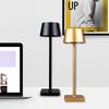 Decorative Rechargeable LED Table Night Lights Mini Gold Cordless Restaurant Touch Dimmer Table Lamp For Hotel And