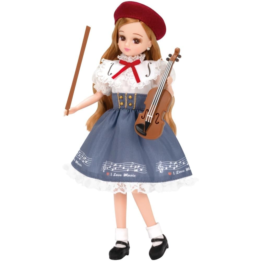 

Takara Tomy Licca-chan Dress LW-19 Violin Lesson Dress-Up Toy for Ages 3 and Up