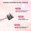 Single Cluster Diy Lash Extension Kit Natural Volume Includes Eyelash Tweezers Bonding Glue For Salon-Quality Results At Home