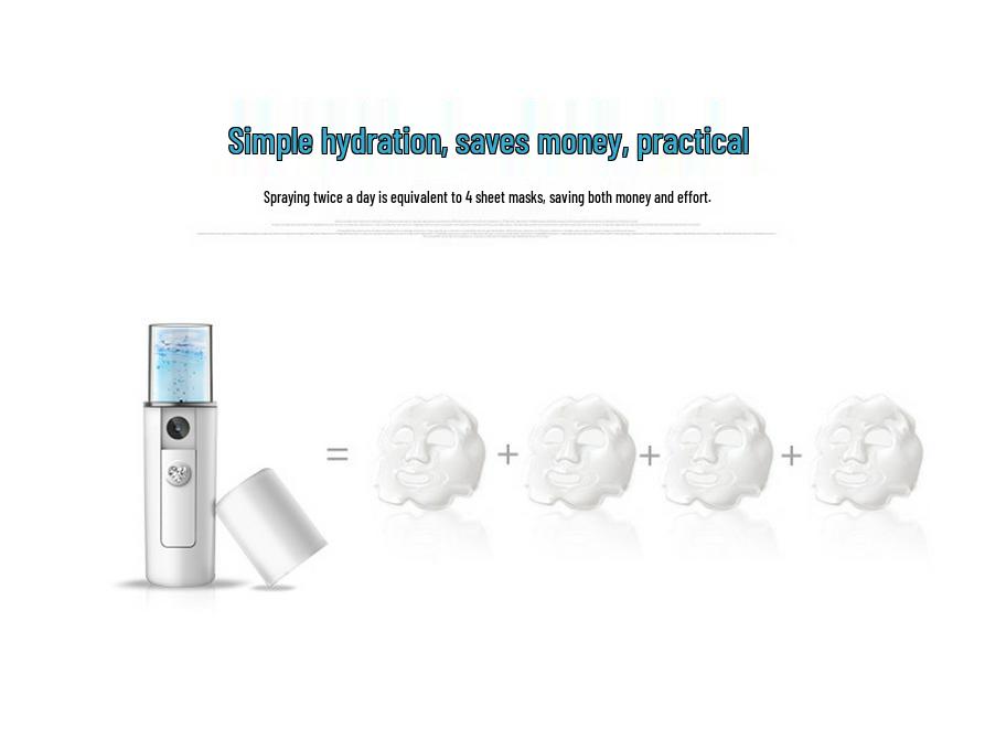 Portable USB Rechargeable Handheld Mist Sprayer & Humidifier