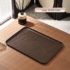 Japanese Style Faux Wood Rectangular Serving Tray