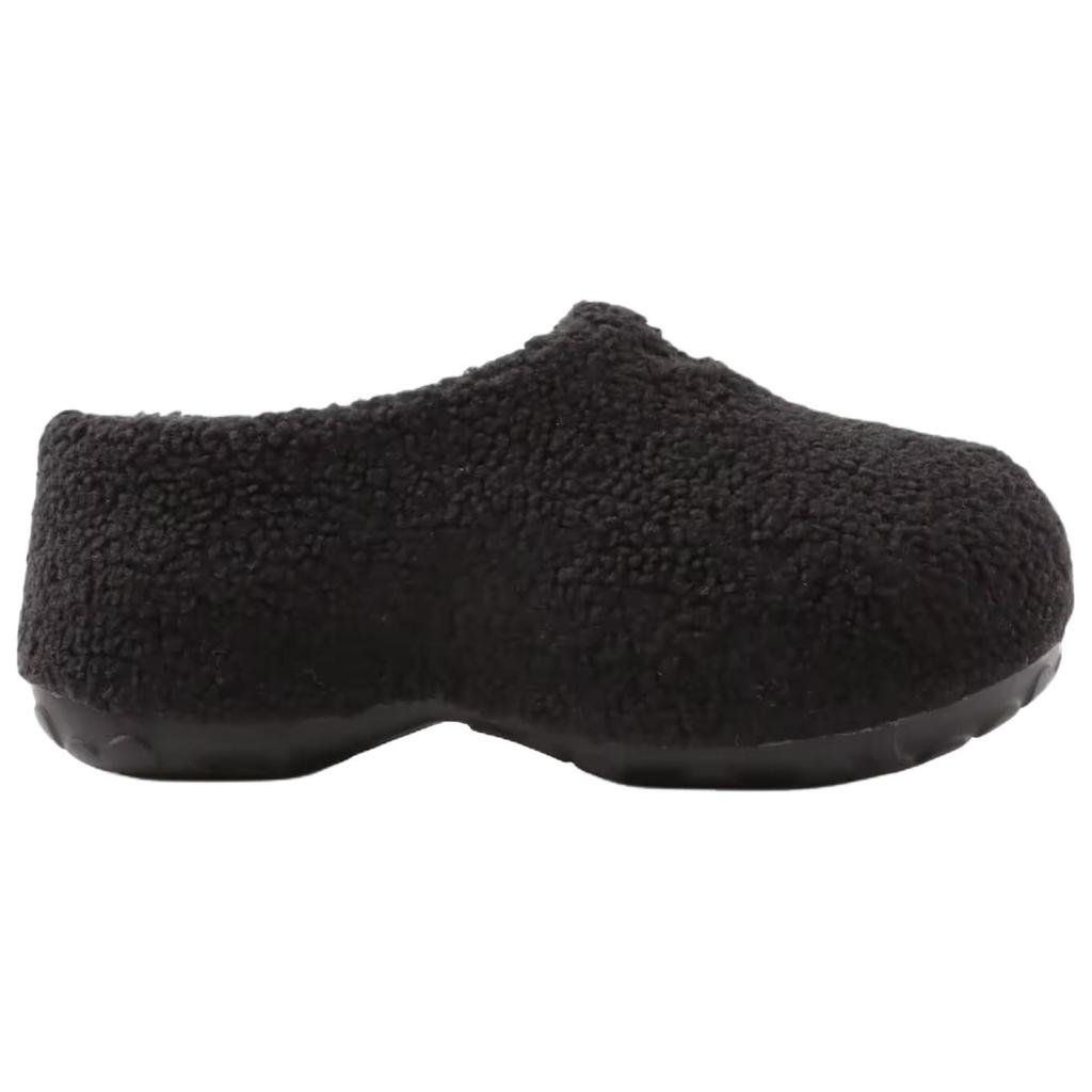 Adidas Adifom Stan Smith Mule Sherpa Fleece Pack - Black Women Sneakers JR8823