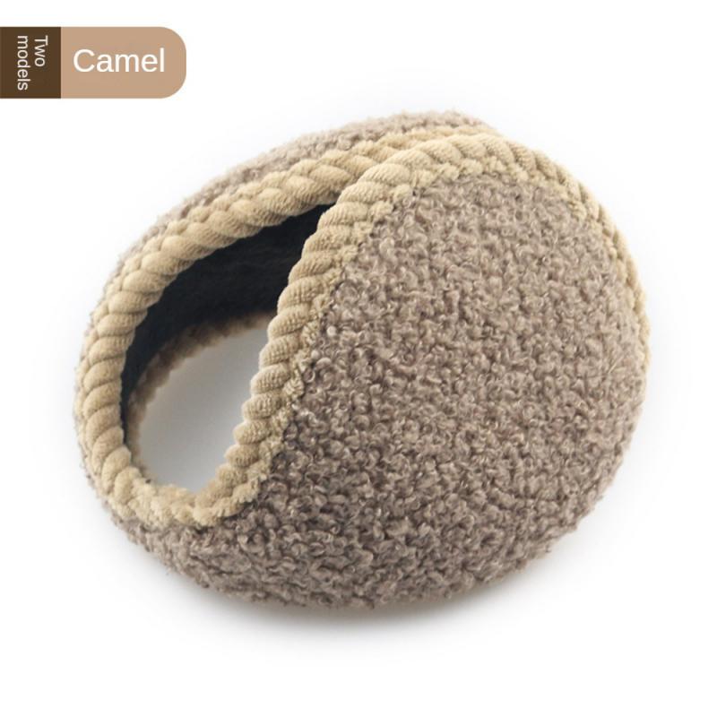 Earmuffs Women Men Winter Elastic Ear Warmers Ear Protection Windproof Soft Thicken Plush Ear Cover Fur Earmuffs