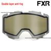 FXR Double-Layer Anti-Fog Goggles for Motorcycle, Off-Road, Mountain Biking & Skiing