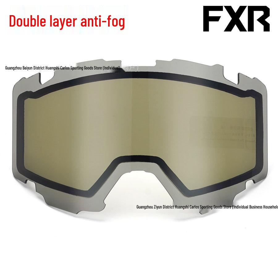 FXR Double-Layer Anti-Fog Goggles for Motorcycle, Off-Road, Mountain Biking & Skiing