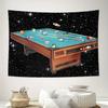 Vintage billiard tapestry wall hanging retro game room decor pub pool table aesthetic cool man cave art unique home textile bill