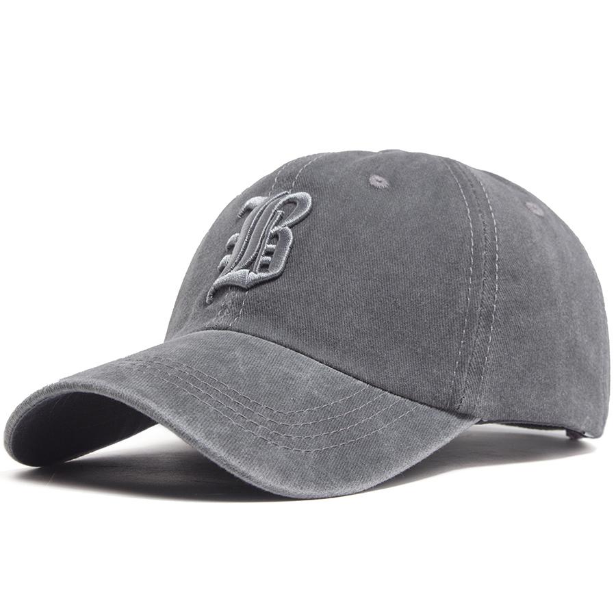 Fashion 3D Embroidery Letter Baseball Cap Men Women Vintage Washed Soft Dad Hat Snapback Retro Hip Hop Outdoor Casual Visor Caps