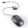 Wired Retractable Small 3 for Compatible with and Laptops Type-C Mouse, Compact, Quiet, Mobile, Mini, Optical, Size, Buttons, Portable, Kids, PCs,