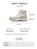 Women's Waterproof Non-Slip Winter Snow Boots with Warm Fleece Lining for Comfortable Outdoor Mountaineering and Skiing