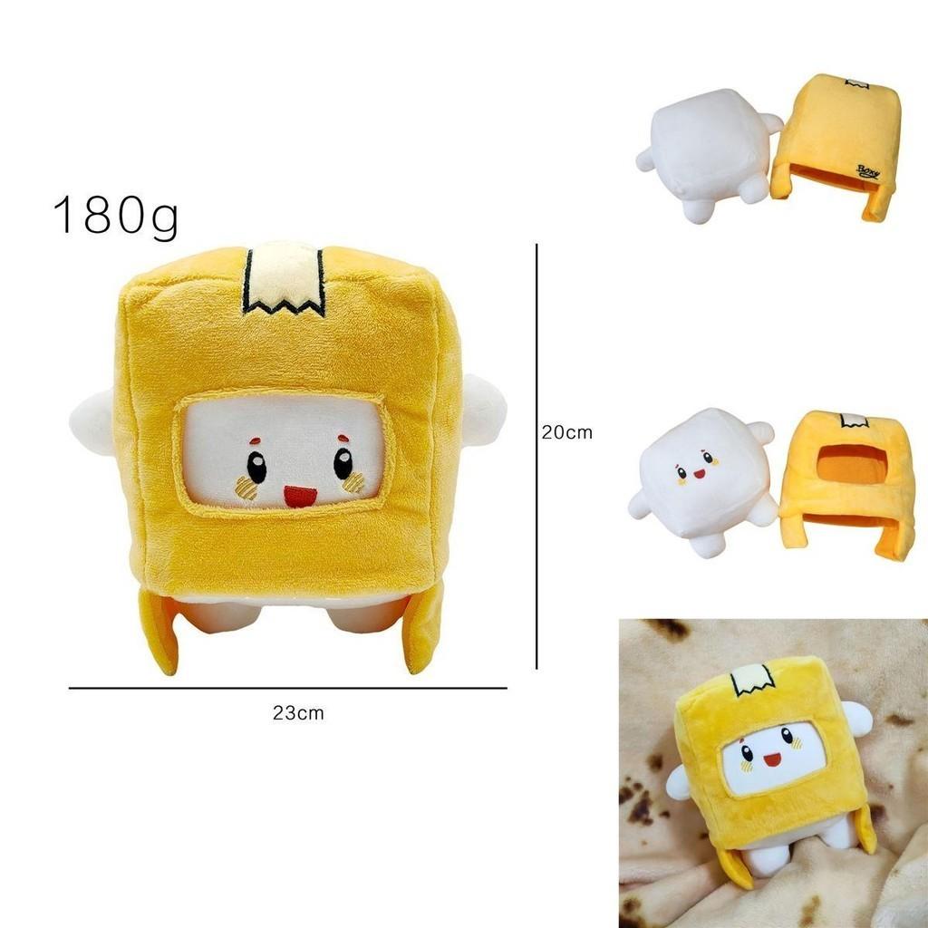Peluche Morbido Lankybox Boxy Foxy Rocky Giocattolo di Peluche Giocattolo Bambino Figura Gioco Bambola