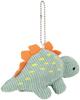 Skater Stegosaurus Dinosaur Plush Mascot Keychain Ball Chain ZNKH1-A