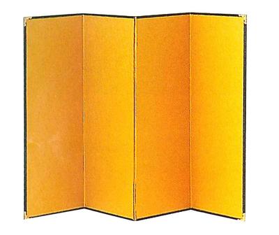 Takagi Seni Gold Faltbildschirm, ca.. 35cm x 13cm [4 Paneele] NF-4011