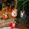 4Pcs Christmas Decoration Xmas Tree Hanging Pendant Cute Lamb Ornaments New Year Gifts Christmas Party Home Decoration Accessory