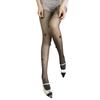 2026 Spring/Summer Women's 3D Red Rhinestone Rose Pattern Anti-Snag Sheer Tights/Stockings
