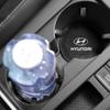 New Car Cup Holder Pad PU Leather Slot Non-slip Coaster Mat For Hyundai Tucson 2021 Accent I10 I20 Kona Getz Solaris I30 Creta