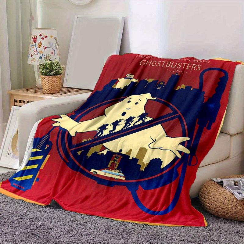 1pc, Ghostbusters Movie Poster Ghost Busters Home Decor Blanket, Couch Throw, Gift for Friends, Soft Coverlet, Bedroom Living Room Travel Camping Car