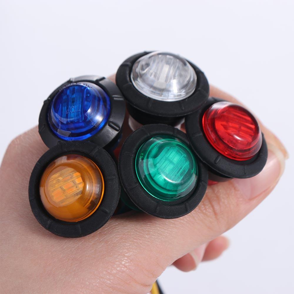 Small LED Indicators Warning Auto Light LED Side Marker Light Turn Signal Lamp Tail Brake Lamp