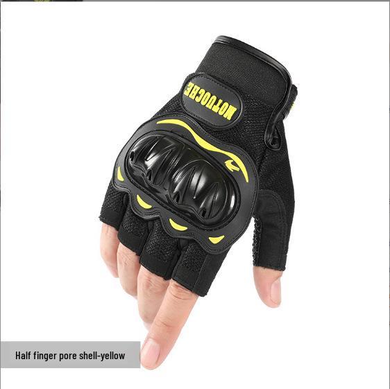 Breathable Non-Slip Summer Half-Finger Cycling & Motorcycle Gloves