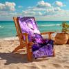 Personalized customized proof beach towel with Genshin Impact Balzebub pattern - soft, absorbent,quick-drying,perfect swimming,camping&bathing