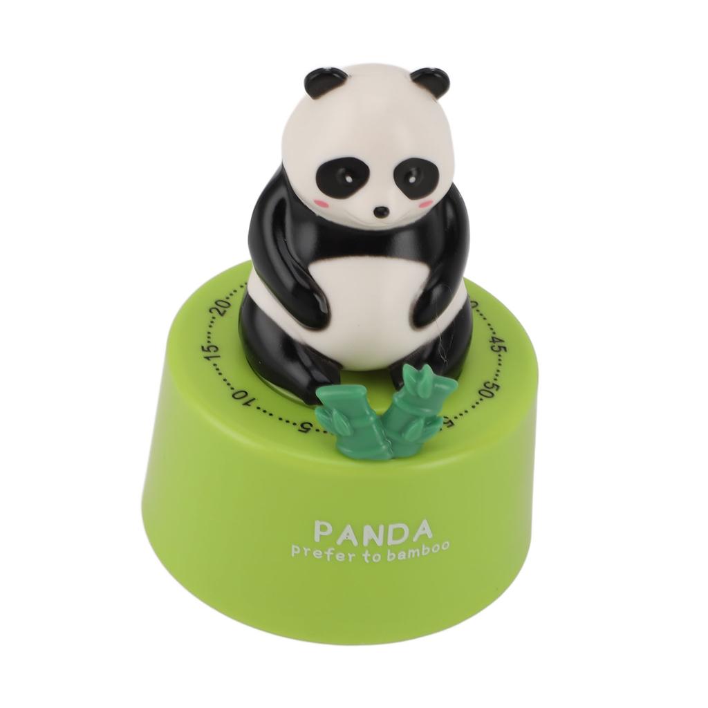 Timer da Cucina Meccanico Forma di Animale Carino Base Magnetica Allarme Forte 60 Minuti Conto alla Rovescia per Cucina Timer per Cottura Panda