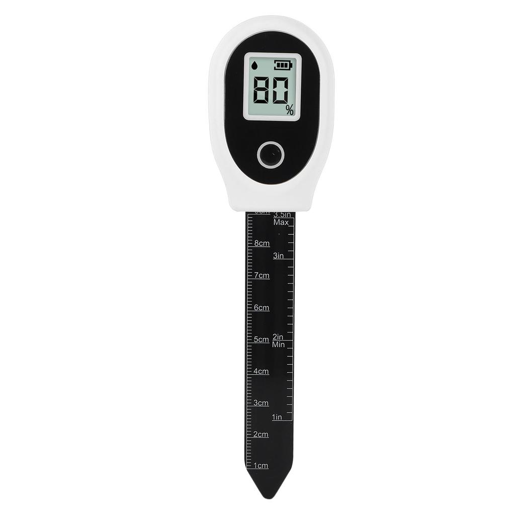 Soil Meter Backlit LCD Digital Display Soil Humidity Tester with 91.4mm Probe for Garden Lawn Greenhouse