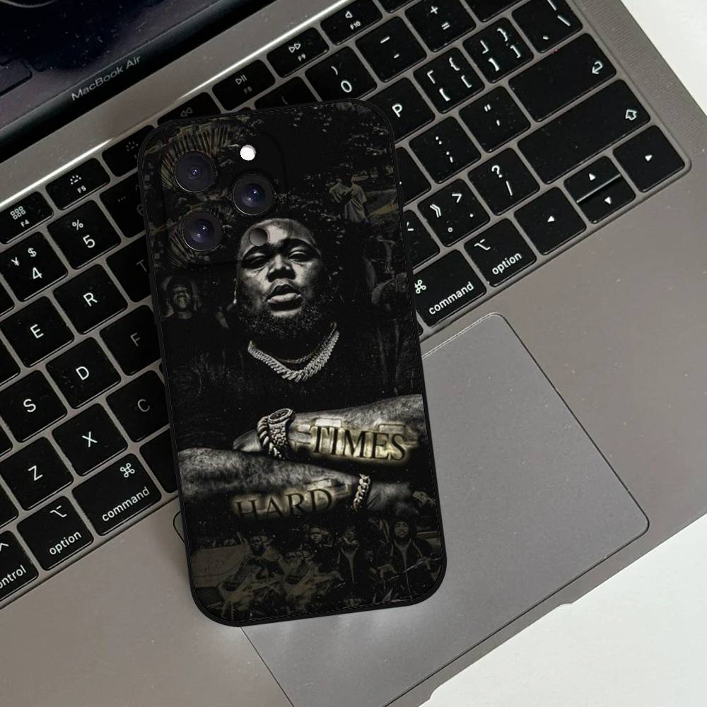 Rod Wave Rapper Phone Case For IPhone 17 16 15 14 13 12 11 X XR XS Plus Pro Max Mini Soft Black Cover