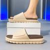 Summer Women Slippers Men Sandals Casual Beach Shoes Soft Bottom Slides Thick Platform EVA Anti Slip Home Slippers