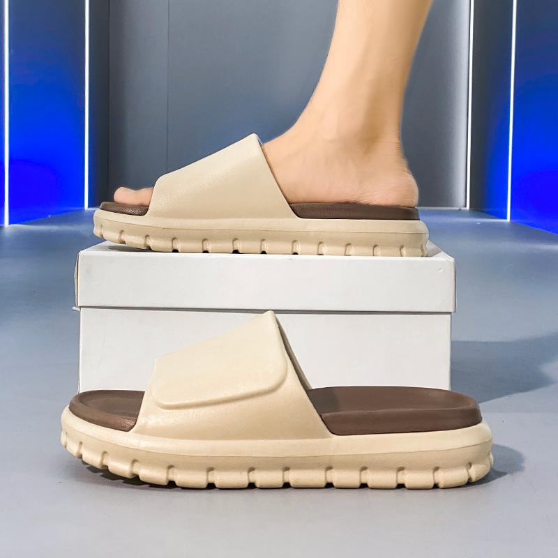 Summer Women Slippers Men Sandals Casual Beach Shoes Soft Bottom Slides Thick Platform EVA Anti Slip Home Slippers