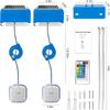 Solar Underwater Swimming Pool Lights with Remote Control Waterproof 16 Colors Lighting Pool Lights Easy to Use M4YD
