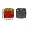 LED Stop Taillights Versatile Car Number Plate Light for Lorry Caravans