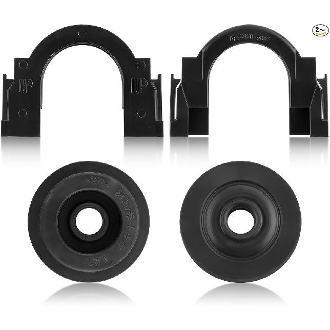 Upper Radiator Mount Bracket & Bushing 2Set for Maxima Quest Rogue Altima