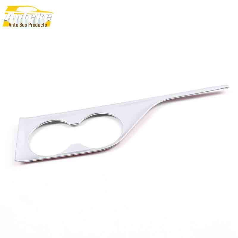 GS4 Cup Holder Decorative Frame & Gear Shift Sequin Sticker - Electroplated Center Console Car Accessory