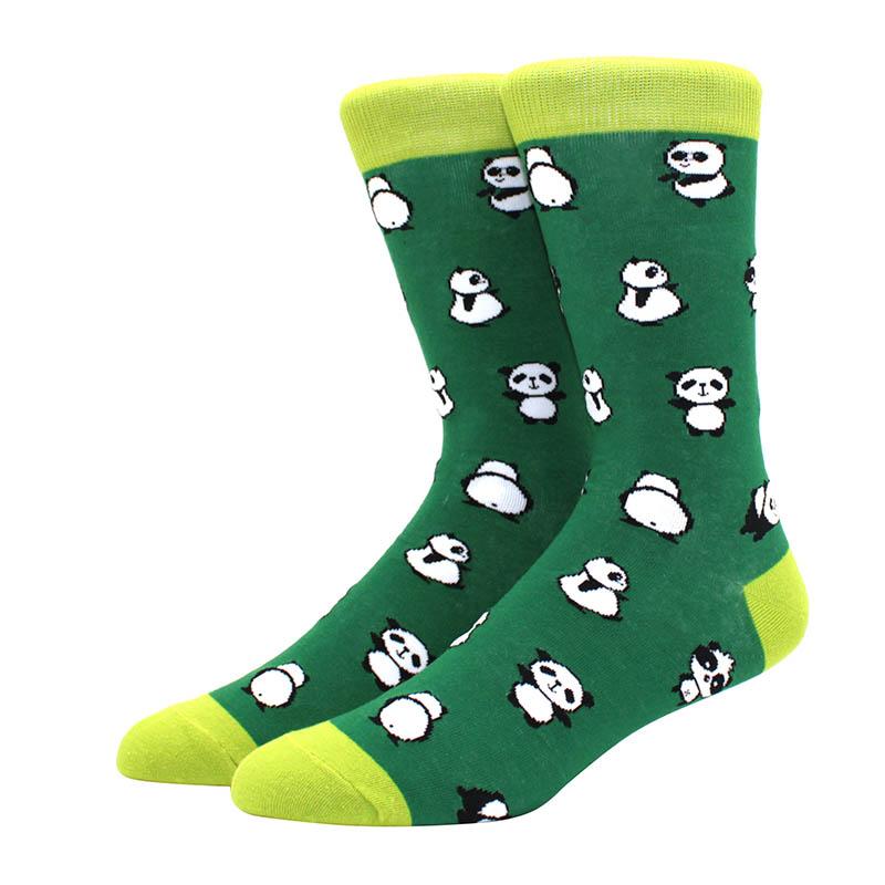 Large Size New Happy Funny Couple Trendy Socks Funny Personalized  Cartoon Jacquard Long tube cotton socks