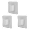 3Pcs Boat Motor Bracket Buckle PVC Fixed Motor Stand Rope Holder Accessory for Yacht Grey