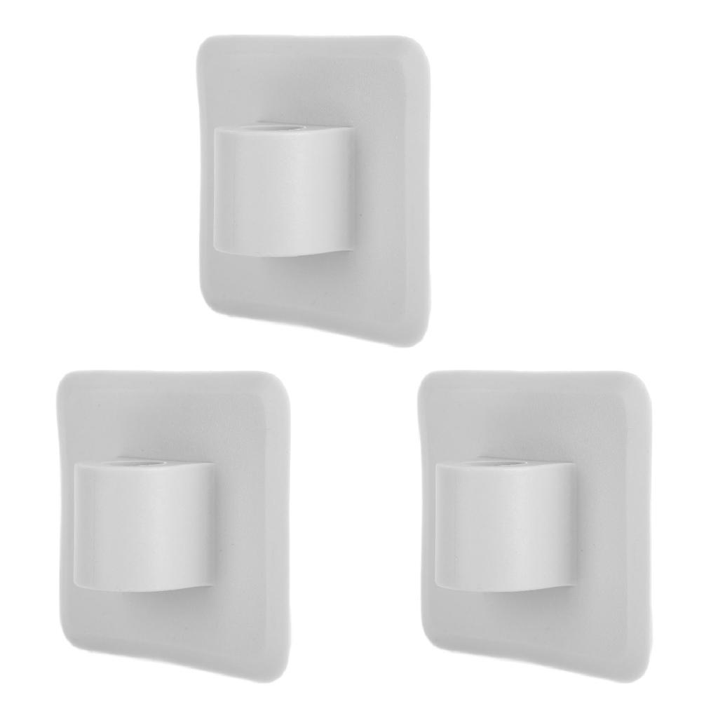 3Pcs Boat Motor Bracket Buckle PVC Fixed Motor Stand Rope Holder Accessory for Yacht Grey